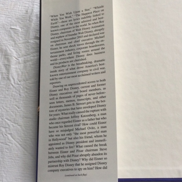 Disney War Hardcover Book - Picture 3 of 6